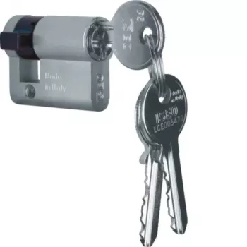 Hager WDA7172 Profila pusciliņa aksesuārs, 30/10 mm, niķelēts misiņš, 2 atslēgas