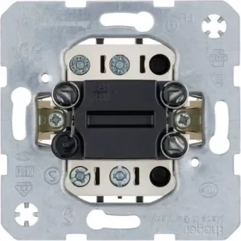 Hager WDE303212 2-polu svārstslēdzis ieliktnis, iegremdēts, 16 AX 250 V AC