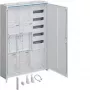 Hager ZB33ET225W1 Universālais skapis 800x205x1100 mm Virsmas montāžas IP44 Satiksmes balts RAL 9010 3 lauki