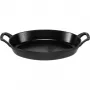 Staub Ovāls Čuguna Trauks 28 cm Melns