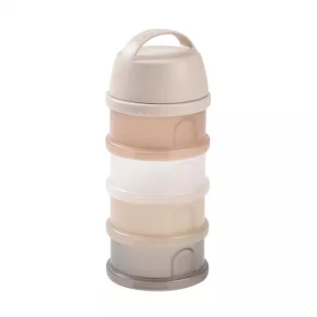 BLACK + BLUM BEABA Formula dozators 4 nodalījumi caurspīdīgs māla