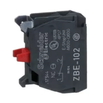 Schneider Electric ZBE102 Papildu kontaktu bloks, 1 NO, Skrūvju spaile, Harmony XB4/XB5