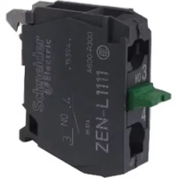 Schneider Electric ZENL1111 Harmony XALD/XALK Tukšā Vadības Stacijas Korpuss, 1 Izgriezums, Polikarbonāts, Gaiši Pelēks/Dzeltens, IP66/IP67/IP69/IP69K