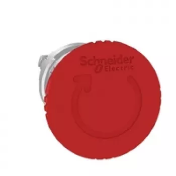 Schneider Electric Avārijas apturēšanas spiedpoga ZB4BS844 40 mm sarkana sēņu galva