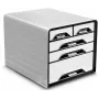 CEP Office Solution Smoove Drawer Box Black/White DIN A4 with 5 Drawers