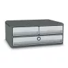 CEP Office Solution MoovUp Drawer Unit with Lock Light Grey DIN A4 Landscape DIN A5 Landscape 3 Drawers