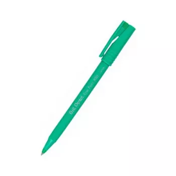 Pentel R50 izvelkamā lodīšu pildspalva - Zaļa - 0,8 mm - Ambidekstra