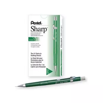 Pentel P205-D mehāniskais zīmulis - zaļš - 0,5 mm - 12 iepakojums