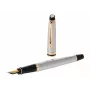 WATERMAN Expert Pildspalva - Metāliski zila - Vidējs gals