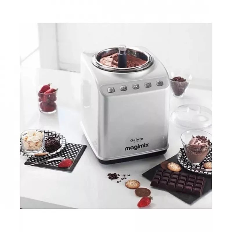 Magimix Gelato Expert Saldējuma Gatavotājs 11680RW 2x2L Integrēta Dzesēšanas Sistēma