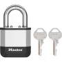 Master Lock Elite 45mm Laminēta Slēdzene ar 25mm Kātu, 5-Pin Cilindru, Sudraba/Pelēka