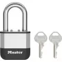 Master Lock Elite 52mm masīva misiņa piekaramā slēdzene ar 38mm rūdīta tērauda važu, 5-pin cilindru, atšķirīgu atslēgu, 2 atslēgas iekļautas