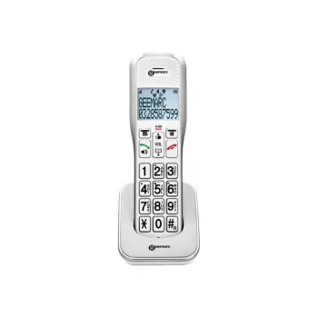 Geemarc AmpliDECT 595 Papildu klausule dzirdes invalīdiem - Balta