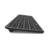 PORT Designs FR - Keyboard Compact Pro Rechargeable Bluetooth AZERTY Black