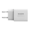 PORT Designs PORT Connect Wall Charger 20W USB-C PD ar pārnēsāšanas maciņu Balts