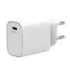 PORT Designs PORT Connect Wall Charger 20W USB-C PD ar pārnēsāšanas maciņu Balts