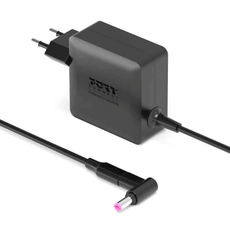 PORT Designs GaN 65W USB-C Barošanas Avots - Universāls Sienas Lādētājs - EU Kontaktdakša - Melns