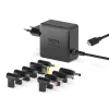 PORT Designs GaN 65W USB-C Barošanas Avots - Universāls Sienas Lādētājs - EU Kontaktdakša - Melns