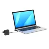 PORT Designs GaN 65W USB-C Barošanas Avots - Universāls Sienas Lādētājs - EU Kontaktdakša - Melns