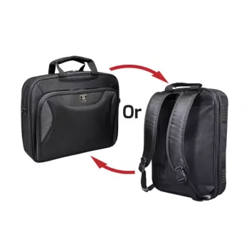 PORT Designs PORT MANHATTAN Combo - Laptop Carrying Case & Wireless Mouse - 15.6 inch - Black
