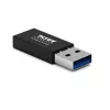 PORT Designs USB-A uz USB-C Pārveidotājs - USB 2.0 Adapteris - Melns