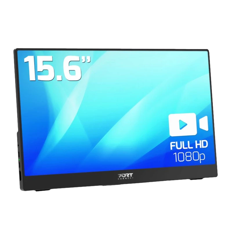 PORT Designs PORT Connect 15.6 inch portatīvais IPS monitors - Full HD 1920x1080 - USB-C un Mini HDMI