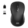 PORT Designs PORT Connect Professional ESSENTIAL Bezvadu optiskā pele - 5 pogas - 2,4 GHz, Bluetooth - USB uztvērējs - Melna