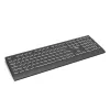 PORT Designs bezvadu uzlādējams apgaismots tastatūras - franču AZERTY izkārtojums - melna