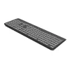 PORT Designs bezvadu uzlādējams apgaismots tastatūras - franču AZERTY izkārtojums - melna