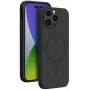 Bigben Interactive Soft Case ar MagSafe mobilā telefona vāciņš Apple iPhone 14 Pro, melns
