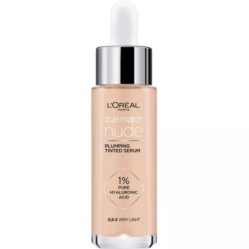 L'OREAL True Match Serum Nude Plumping Tinted Serum 0.5-2 Very Light 30ml