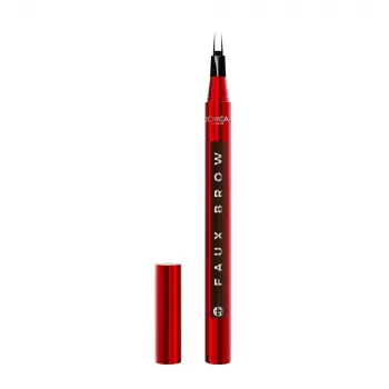L'OREAL Infaillible Faux Brow divpusējs uzacu zīmulis un tonēšanas līdzeklis, Dark Brunette, 1 ml