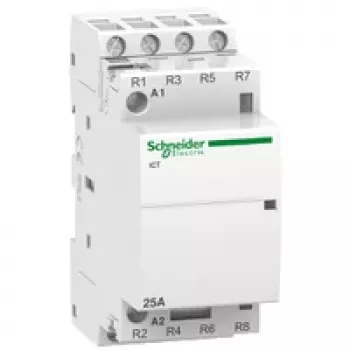 APC Schneider Electric A9C20837 Acti9 iTL Impulsa relejs 2P 16A 230-240V AC DIN sliede Balts