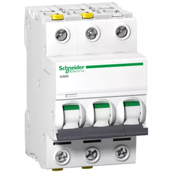 APC Schneider Electric A9F04340 Strāvas slēdzis 3P 40A C-raksturlīkne 10kA DIN sliede IP20