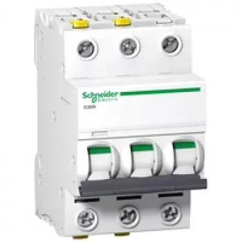 APC Schneider Electric A9F04340 Strāvas slēdzis 3P 40A C-raksturlīkne 10kA DIN sliede IP20