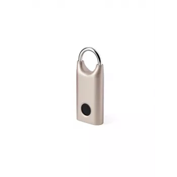 LEXON Nomaday Fingerprint Padlock Soft Gold LL128D