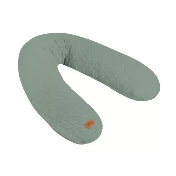 Beaba Big Flopsy grūtnieču un barošanas spilvens Fleur de Coton Sage Green