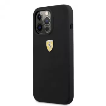Ferrari FESSIHMP13LBK iPhone 13 Pro / 13 Silikona cietais vāciņš MagSafe Melns