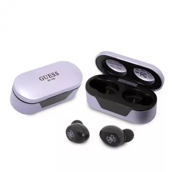 Guess GUTWST31EU True Wireless Stereo Bluetooth 5.3 Earbuds ar uzlādes futrāli - Violeta