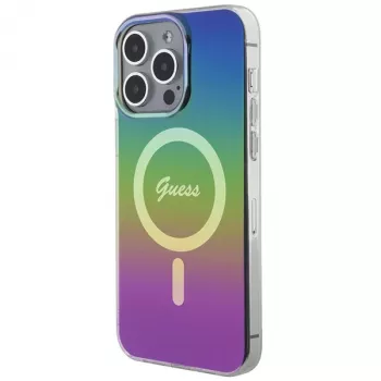Guess IML Iridescent MagSafe Case iPhone 15 Pro Max (Krāsains)