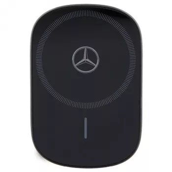 Mercedes Silver Star MagSafe Magnetic Wireless Car Charger 15W (Black)