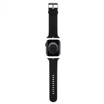 Karl Lagerfeld 3D Gumijas Choupette Galvas Siksniņa Apple Watch 38/40/41mm Melna