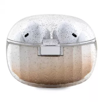 Guess Glitter Gradient Bluetooth TWS Earbuds ar uzlādes futrāli (Zelta)