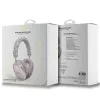 Guess Gcube Metallic Script Logo On-Ear Bluetooth Headphones Pink