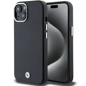 BMW M Collection Signature Wrapped Metal MagSafe Case iPhone 15 Plus / 14 Plus - Melns