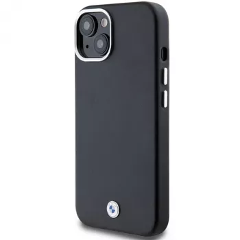 BMW M Collection Signature Wrapped Metal MagSafe Case iPhone 15 Plus / 14 Plus - Melns