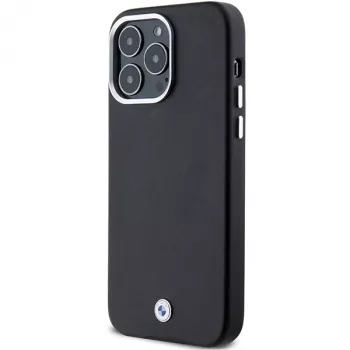 BMW Signature Wrapped Metal MagSafe Case for iPhone 15 Pro Max 6,7 inch Black
