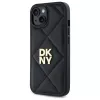 DKNY DKHCP14SPQDSLK Quilted Stack Logo aizmugurējais vāciņš Apple iPhone 14 6,1 inch melns
