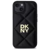 DKNY DKHCP14SPQDSLK Quilted Stack Logo aizmugurējais vāciņš Apple iPhone 14 6,1 inch melns