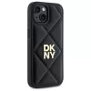 DKNY DKHCP14SPQDSLK Quilted Stack Logo aizmugurējais vāciņš Apple iPhone 14 6,1 inch melns